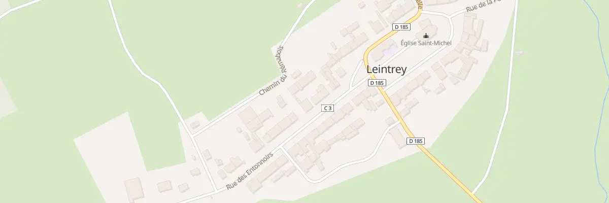 Plan du 30 Rue des Entonnoirs à Leintrey