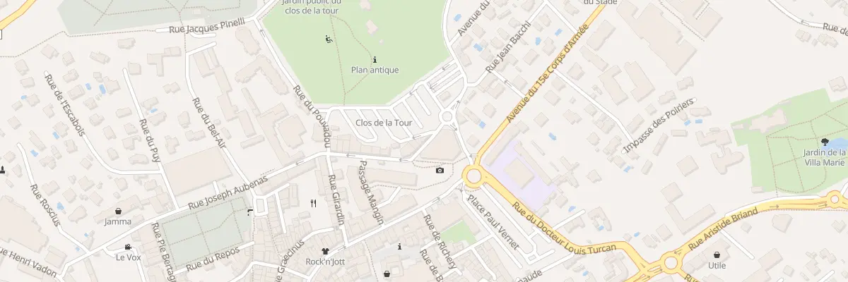 Plan du 56 Rue Joseph AUBENAS à Fréjus