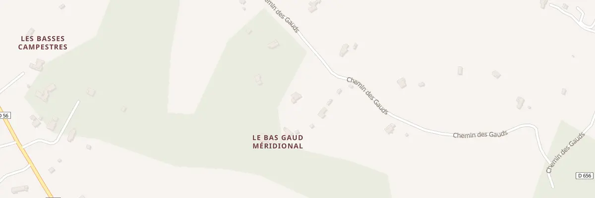 Plan du 2369 Che des Gauds à Mons