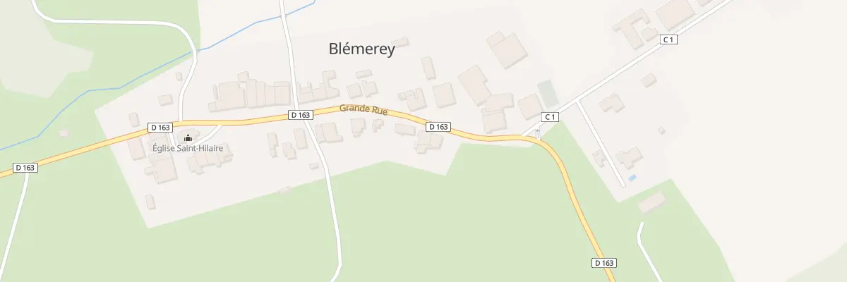Plan du 2 Grande Rue à Blémerey