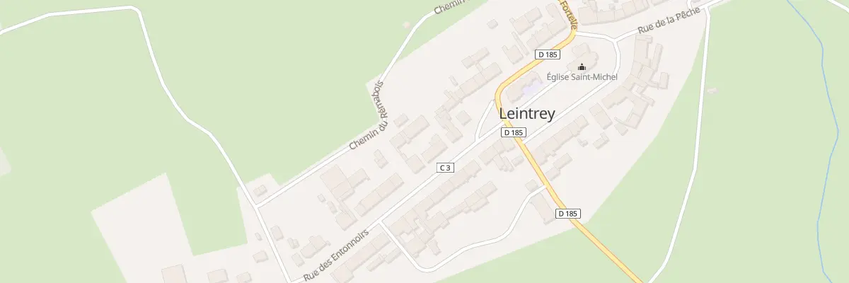 Plan du 28 Rue des Entonnoirs à Leintrey