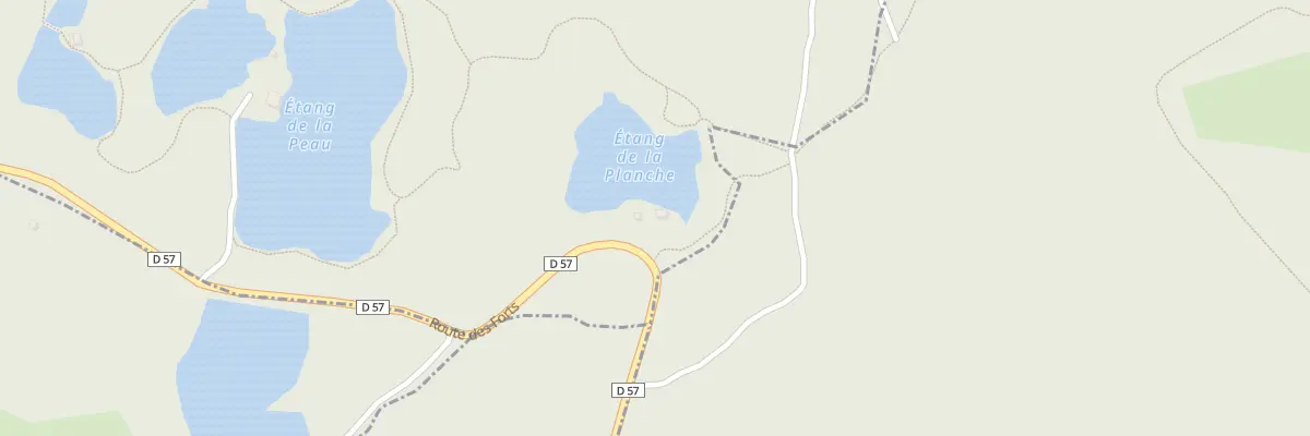 Plan du 5180A L’Etang de la Plancherotte à Ramonchamp