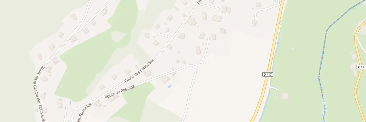 Plan du 3 Rte du Passage à La Forge
