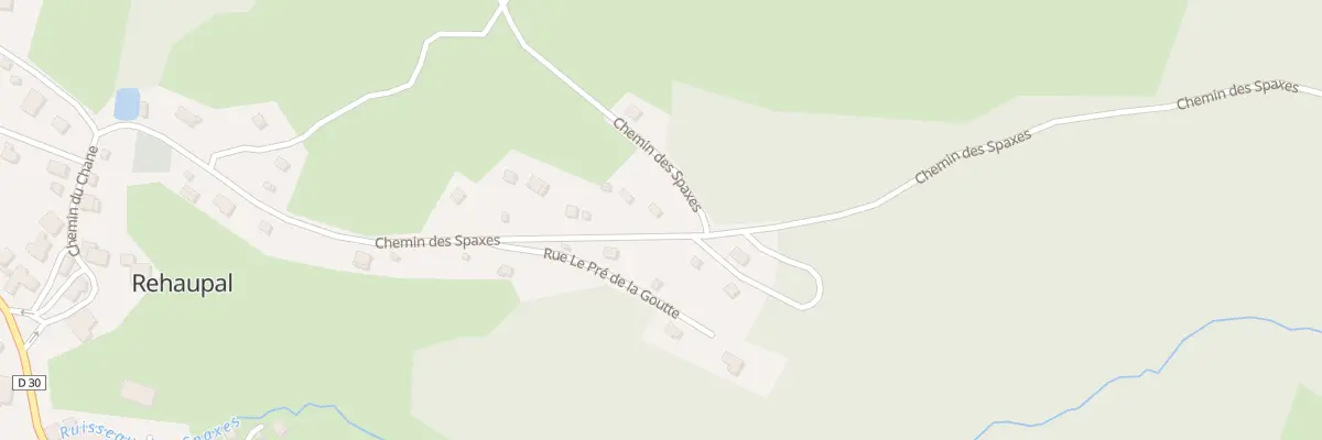 Plan du 9 Che des Spaxes à Rehaupal