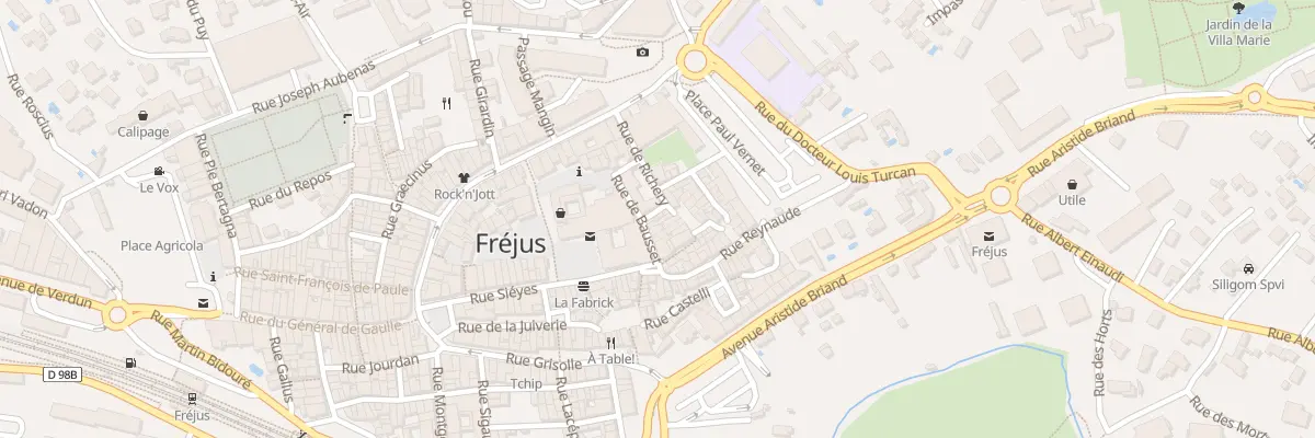 Plan du 8 Rue des PARRETS à Fréjus