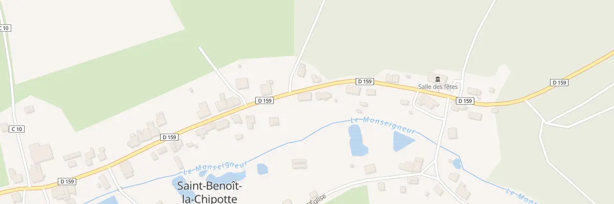 Plan du 22 Rue de la Chipotte à Saint-Benoît-la-Chipotte