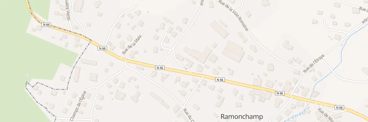 Plan du 11 Rue d’Alsace à Ramonchamp