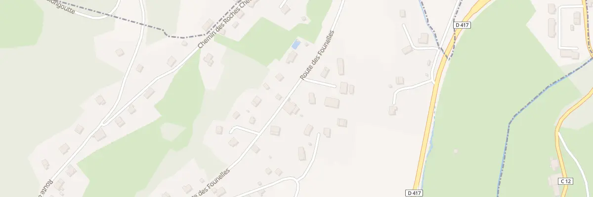 Plan du 34 Rte des Founelles à La Forge