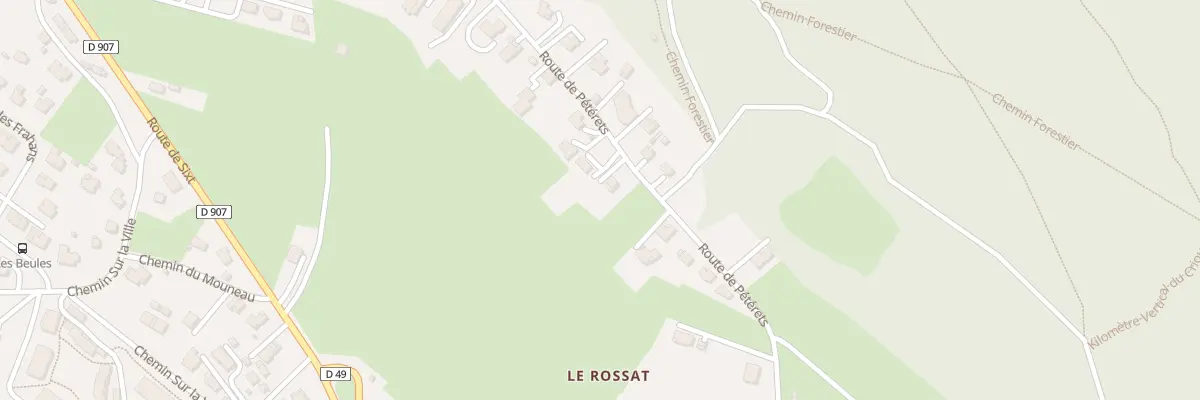 Plan du 528 Rte de Peterets à Samoëns