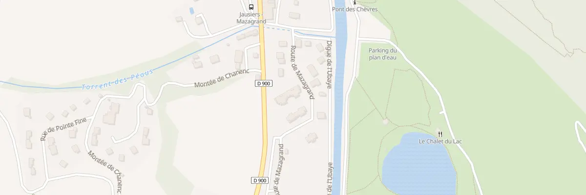 Plan du 7078 Rte de Mazagrand à Jausiers