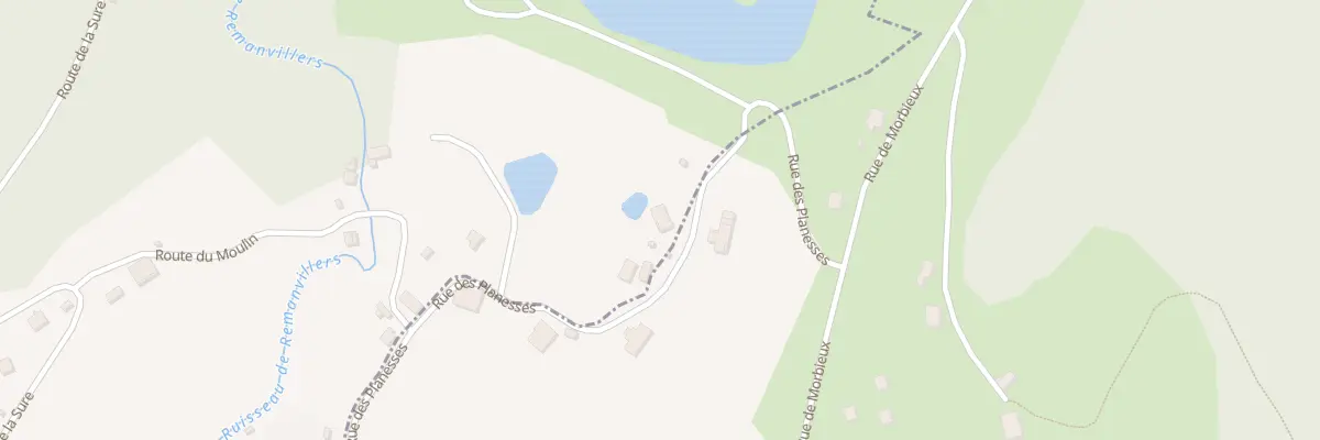 Plan du 57 Rue des Planesses à Ferdrupt