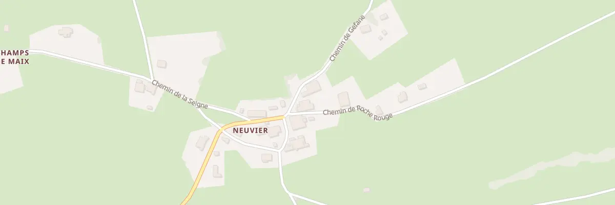 Plan du 1 Che de Roche Rouge aux Terres-de-Chaux