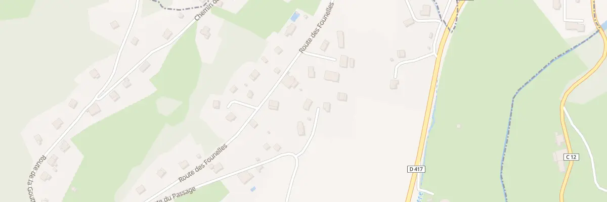 Plan du 9 Rte du Passage à La Forge