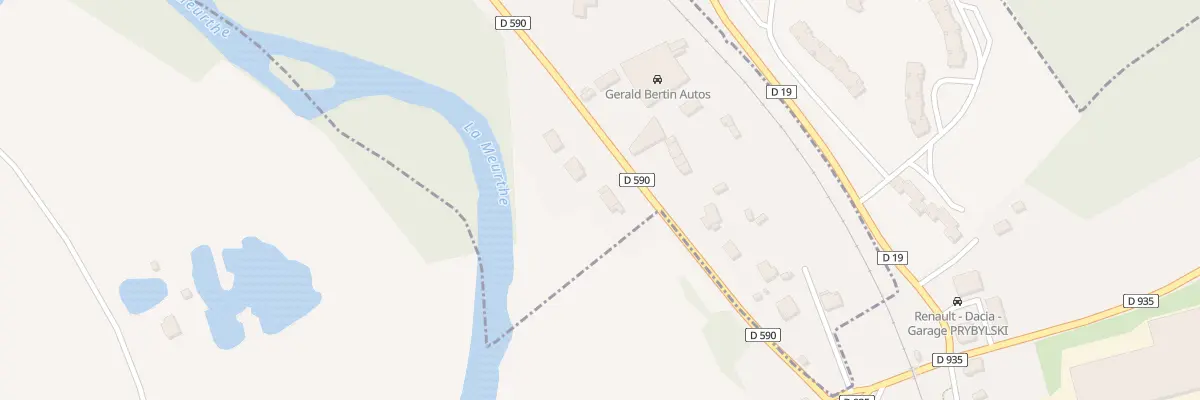 Plan du 1 Rte de Nancy à Gélacourt