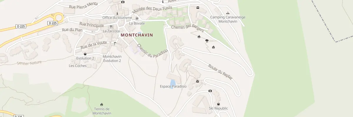 Plan du 5325 Imm Le Bastion II à La Plagne Tarentaise