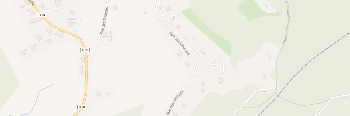 Plan du 14 Rue des Mousses à Belfahy