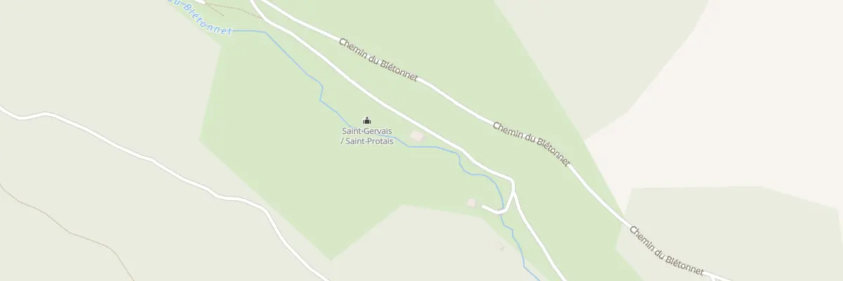 Plan du 1186 Che du Bletonnet à Cervières