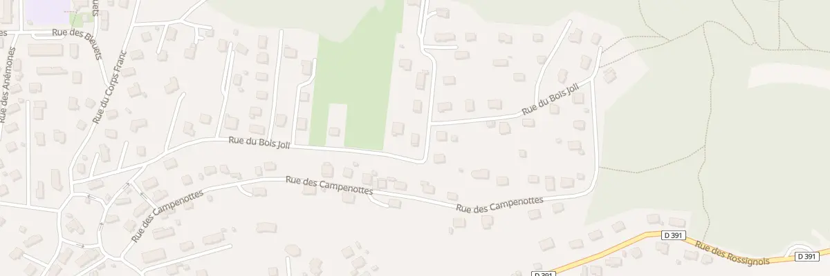 Plan du 61 Rue du Bois Joli à Bavans