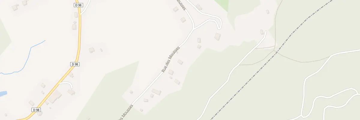 Plan du 5085 Les Mousses à Belfahy