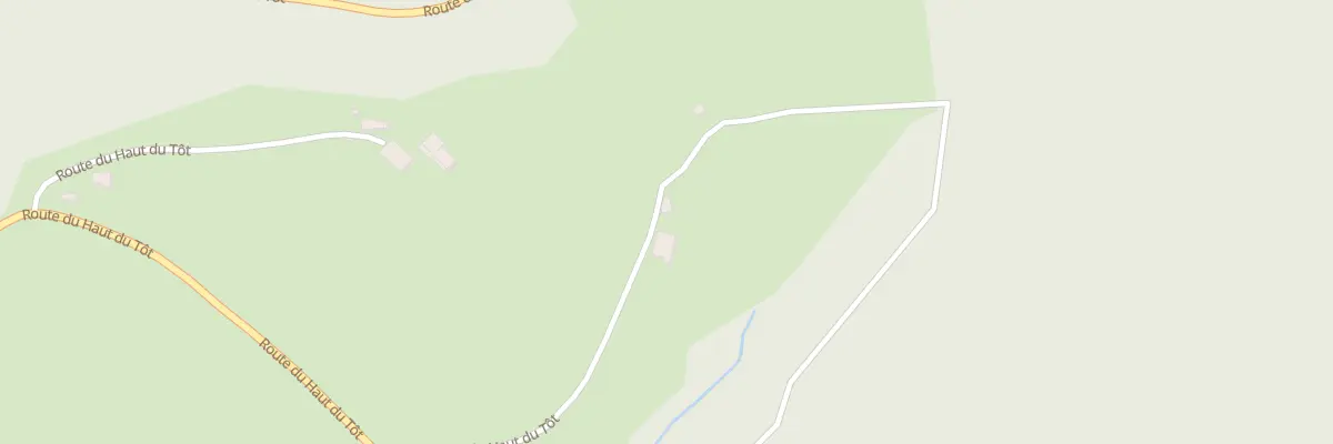 Plan du 40 Rte du Haut du Tôt à Vagney