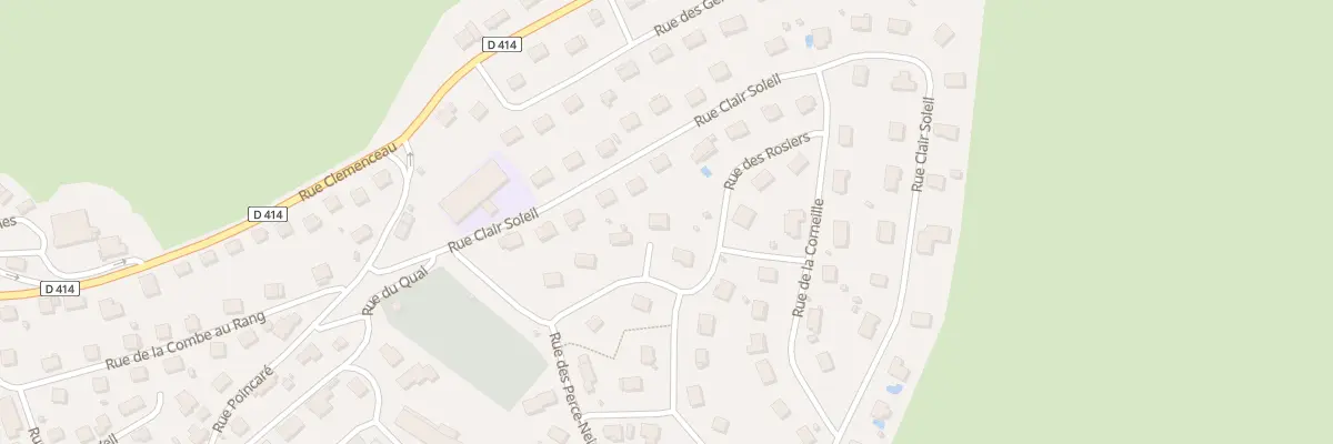 Plan du 7 Rue des Rosiers au Russey