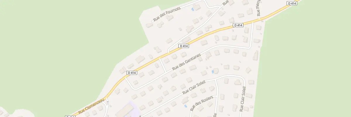 Plan du 11 Rue du Vert Bois au Russey
