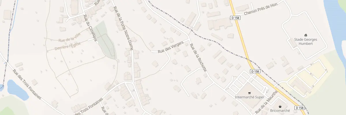 Plan du 7 Rue des Vergers à Deneuvre