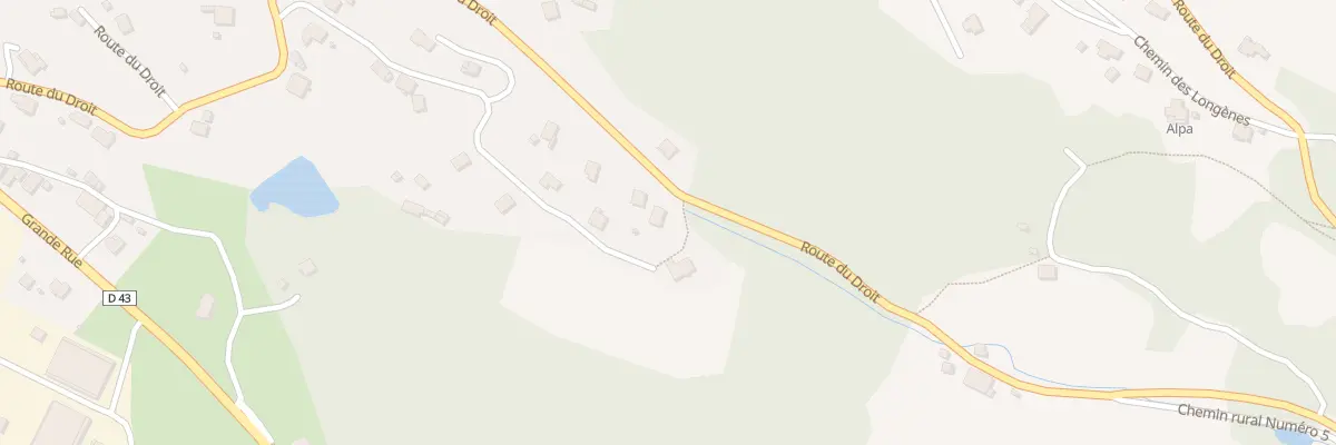 Plan du 24 Rte du Droit à Thiéfosse