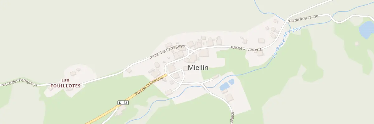 Plan du 5065 Le Village de Miellin à Servance-Miellin