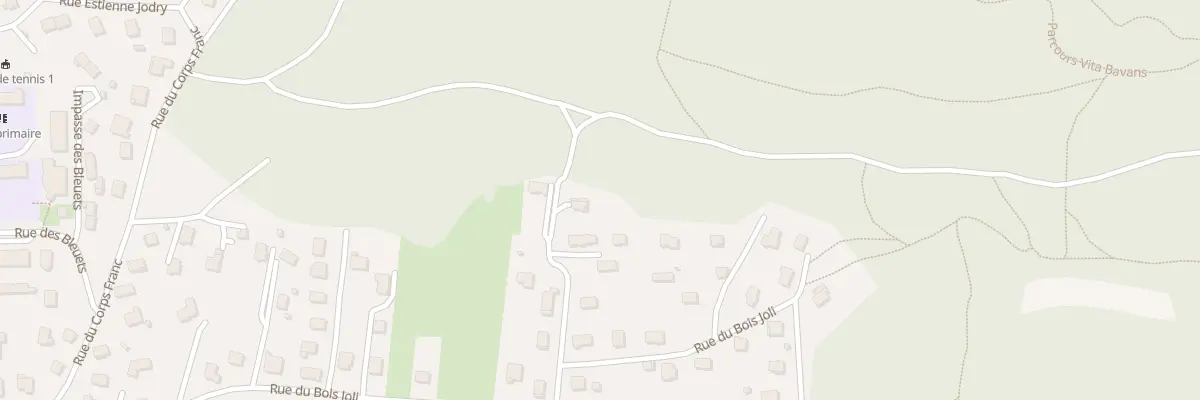 Plan du 67B Rue du Bois Joli à Bavans