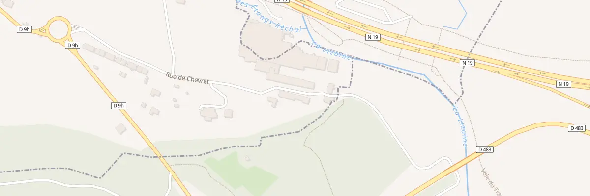 Plan du 3 Rue de Chevret à Couthenans