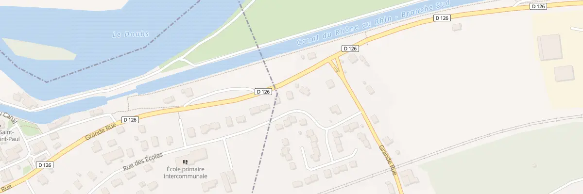 Plan du 8 Rue du Stade à Berche