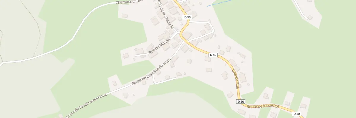 Plan du 53 Rte de Laveline-du-houx à Herpelmont