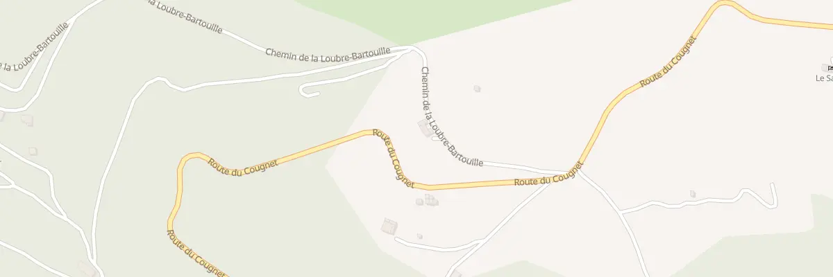 Plan du 153 Che de la Loubre Bartouille à Briançonnet