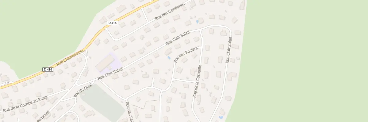 Plan du 8 Rue des Rosiers au Russey