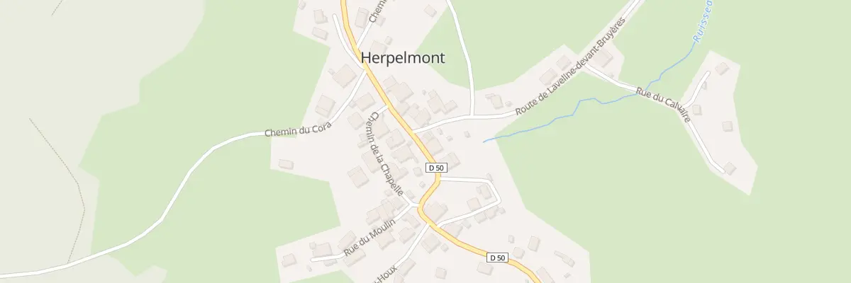 Plan du 6 Rte de Laveline Dt Bruyeres à Herpelmont