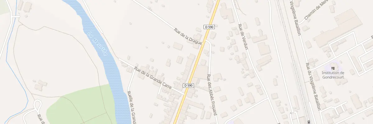 Plan du 95 Rue de la Division Leclerc à Baccarat