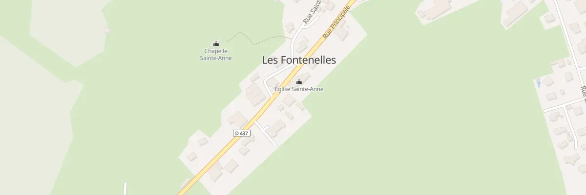 Plan du 8 Rue Principale aux Fontenelles