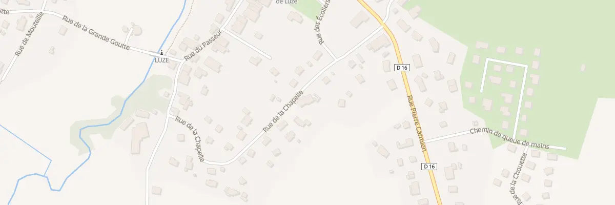 Plan du 7 Rue de la Chapelle à Luze