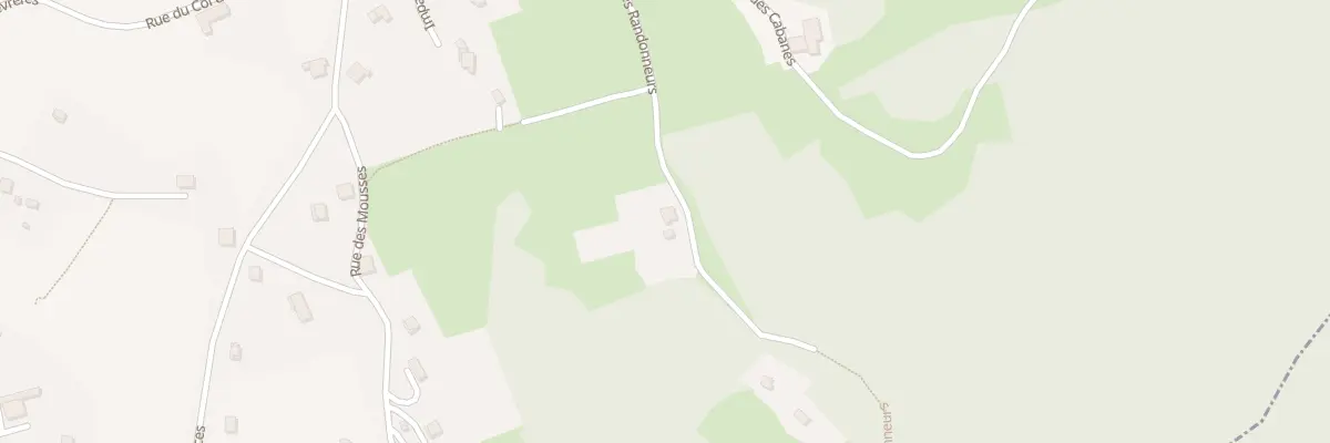 Plan du 2 Chem des Randonneurs à Belfahy