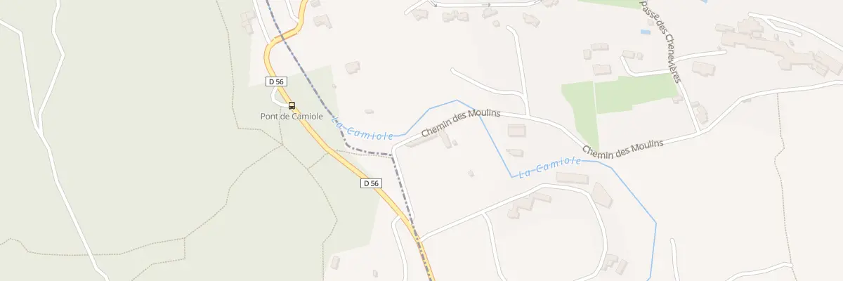 Plan du 128 Che des Moulins à Callian
