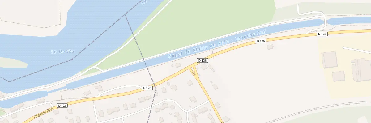 Plan du 2 Rte de Dampierre à Berche
