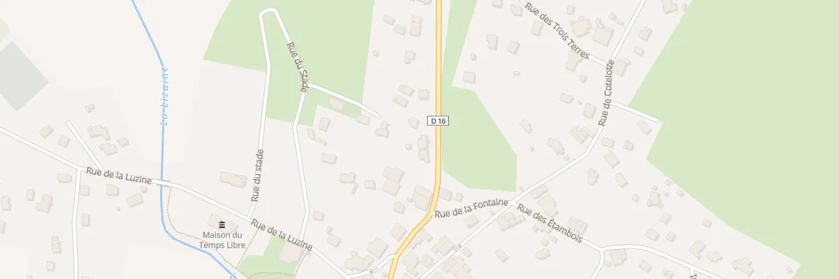 Plan du 15 Rue de la Morette à Luze