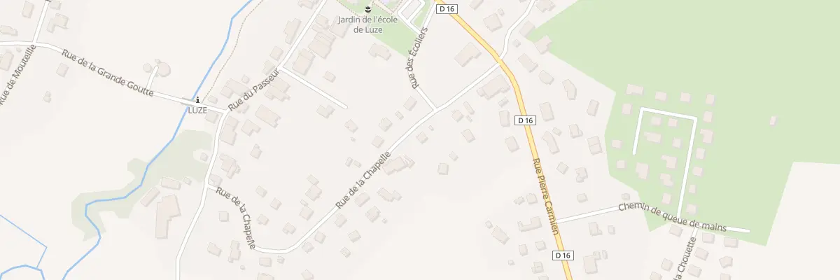 Plan du 5 Rue de la Chapelle à Luze
