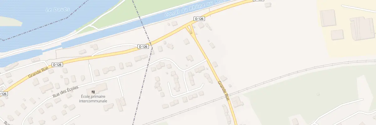 Plan du 2 Rue du Stade à Berche