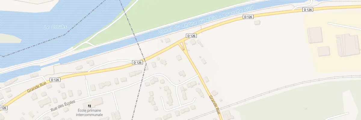 Plan du 2 Gr Grande Rue à Berche
