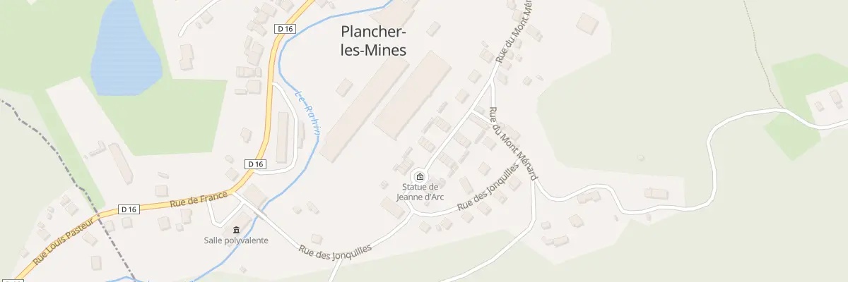 Plan du 10C Rue du Mont Menard à Plancher-les-Mines