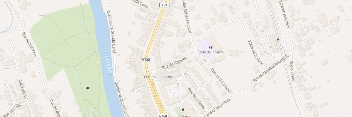Plan du 5A Rue de Capelot à Baccarat
