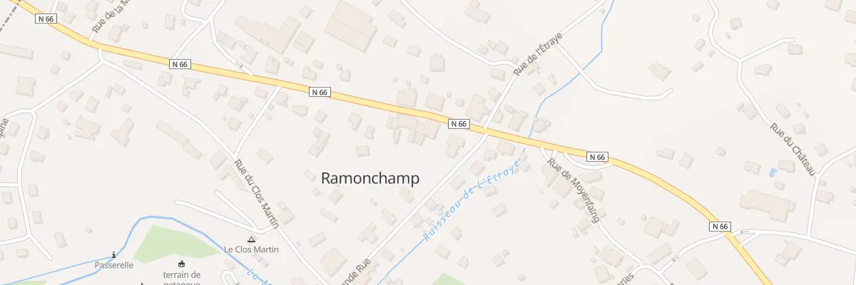 Plan du 26 Rue d’Alsace à Ramonchamp