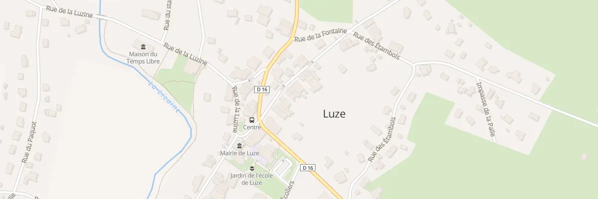 Plan du 10 Rue de Cotelotte à Luze